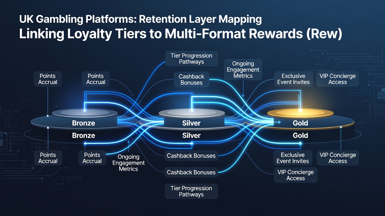 Illustration of reward progression pathways linking sports bets to virtual table credits through loyalty tiers
