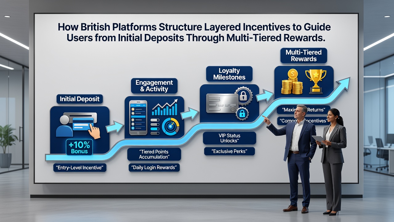 Flowchart illustrating multi-stage reward pathways connecting sports betting to casino gaming on UK platforms