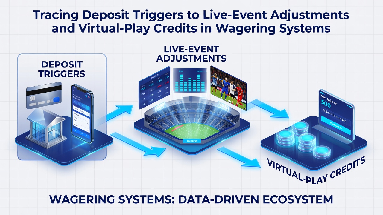 Screenshot of virtual play credit allocation interface linked to deposit activity